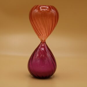 Zandloper roze oranje