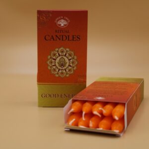 Oranje ritueel kaarsen