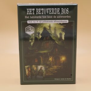 Voorkant betoverde bos kaarten