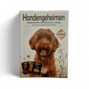 Hondengeheimen kaarten met honden affirmaties