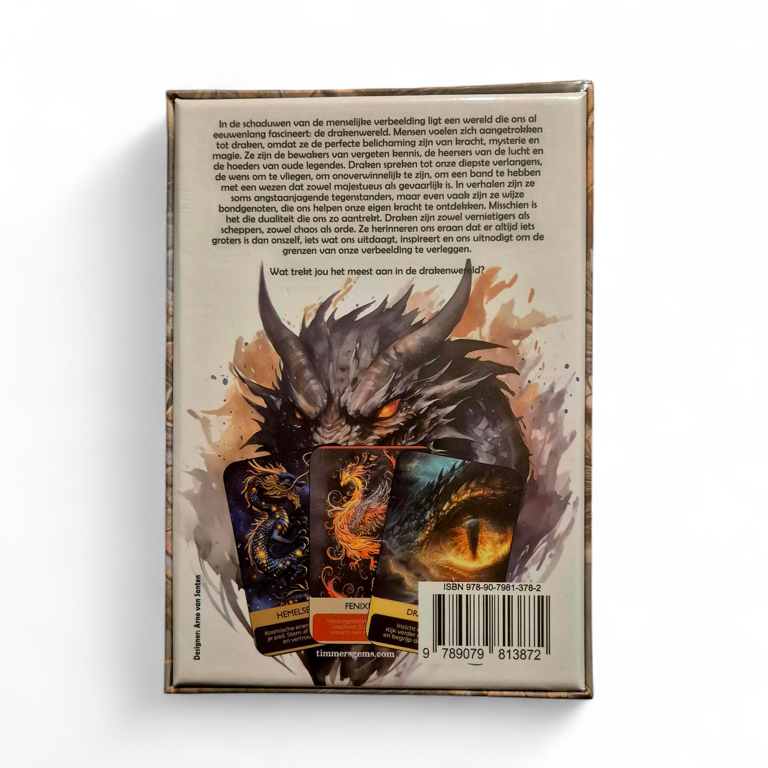 Drakenbescherming affirmatie- en orakelkaarten met drakenenergie