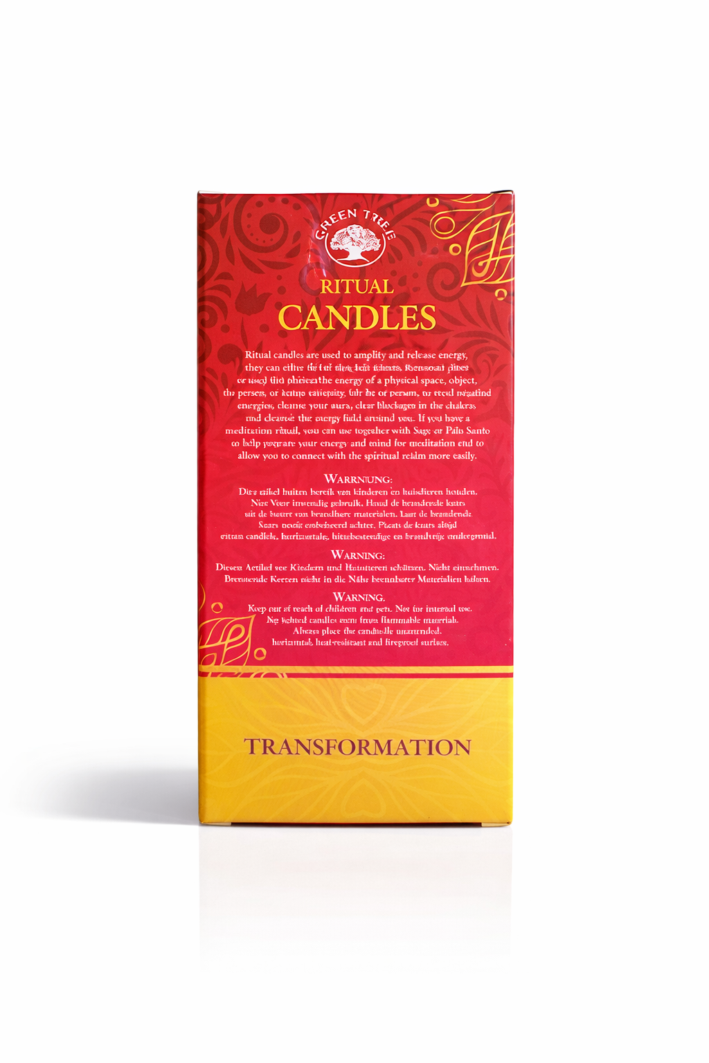 Ritual Candles Love rituele kaarsen Green Tree