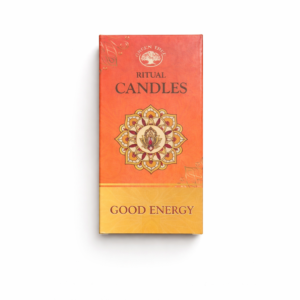 Rituele kaarsen oranje voor good energy en levensvreugde